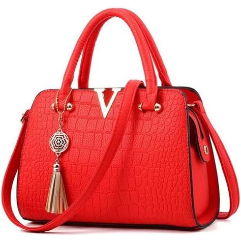 Sacs à main de marque Rouge pour femme 